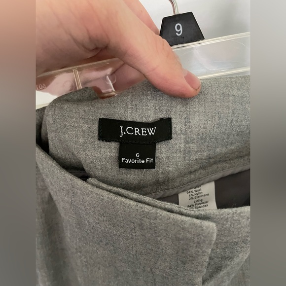 NWT J.Crew Favorite Fit Wide Leg Wool Trousers Womens Size 6 - Picture 3 of 5
